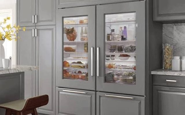 Sub-Zero — built-in glass-door refrigeration